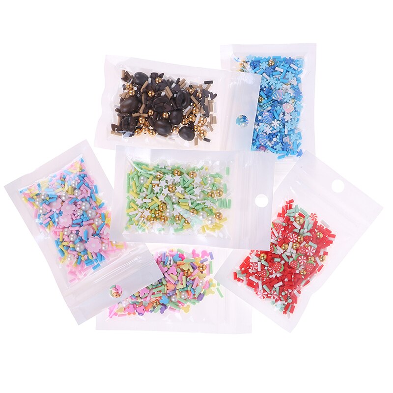 Neue 10g Gefälschte Streusel für Schleim zubehör Tonne Füllstoff DIY Flauschigen schleim Liefert schokolade Kuchen Nachtisch Schlamm Spielzeug