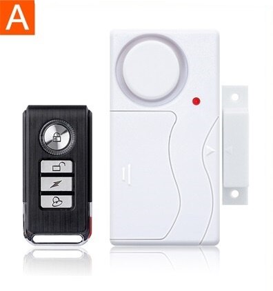 Darho Remote Control Open Closed ABS Door Sensor Wireless Home for Alarm System Alerts Window Magnetic Security Detector: A