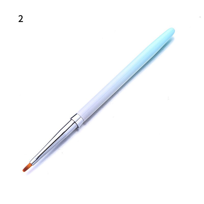 1 Uds delineador de gel uv pintura brocha rosa dorada Color portátil dibujo bolígrafo cepillo de uñas mango manicura uñas arte herramienta de: 7
