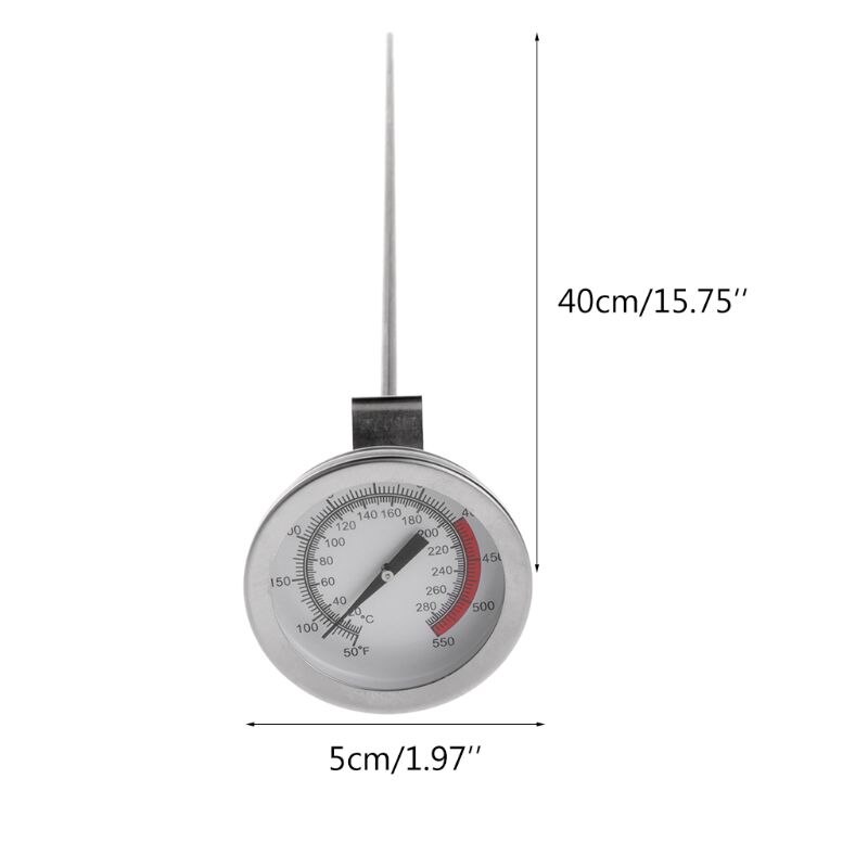 Food Meat Thermometer Kitchen Stainless Steel Oven Cooking BBQ Probe Thermometer Food Meat Gauge Cooking Tool 40cm