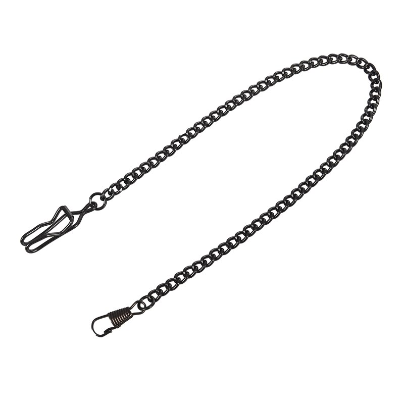 2 Pcs Retro Antique Vintage Pocket Watch Chain , Bronze & Black