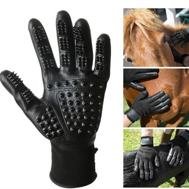 Zachte siliconen verzorgingshandschoen voor huisdieren, hondenborstel, huisdierborstelhandschoen, verzorgingsborstel, kattenbad, schoonmaakbenodigdheden voor katten, huisdierhandschoen, kattenkammen