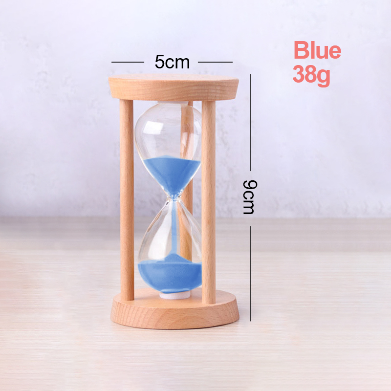 3/5 Min Houten Zandloper Desktop Decoratie Zand Klok Creatieve Timer Kid Game Douche Timer Moderne Woninginrichting 1pcs: Roze / 3 min