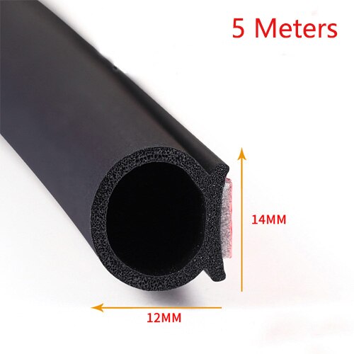 2-8M Rubber Deur Afdichting Strip Grote D Soort Auto Deur Afdichting Strip Universele Noise Isolatie Epdm Auto rubber Waterdichte Afdichtingen Voor Auto: 5 meters
