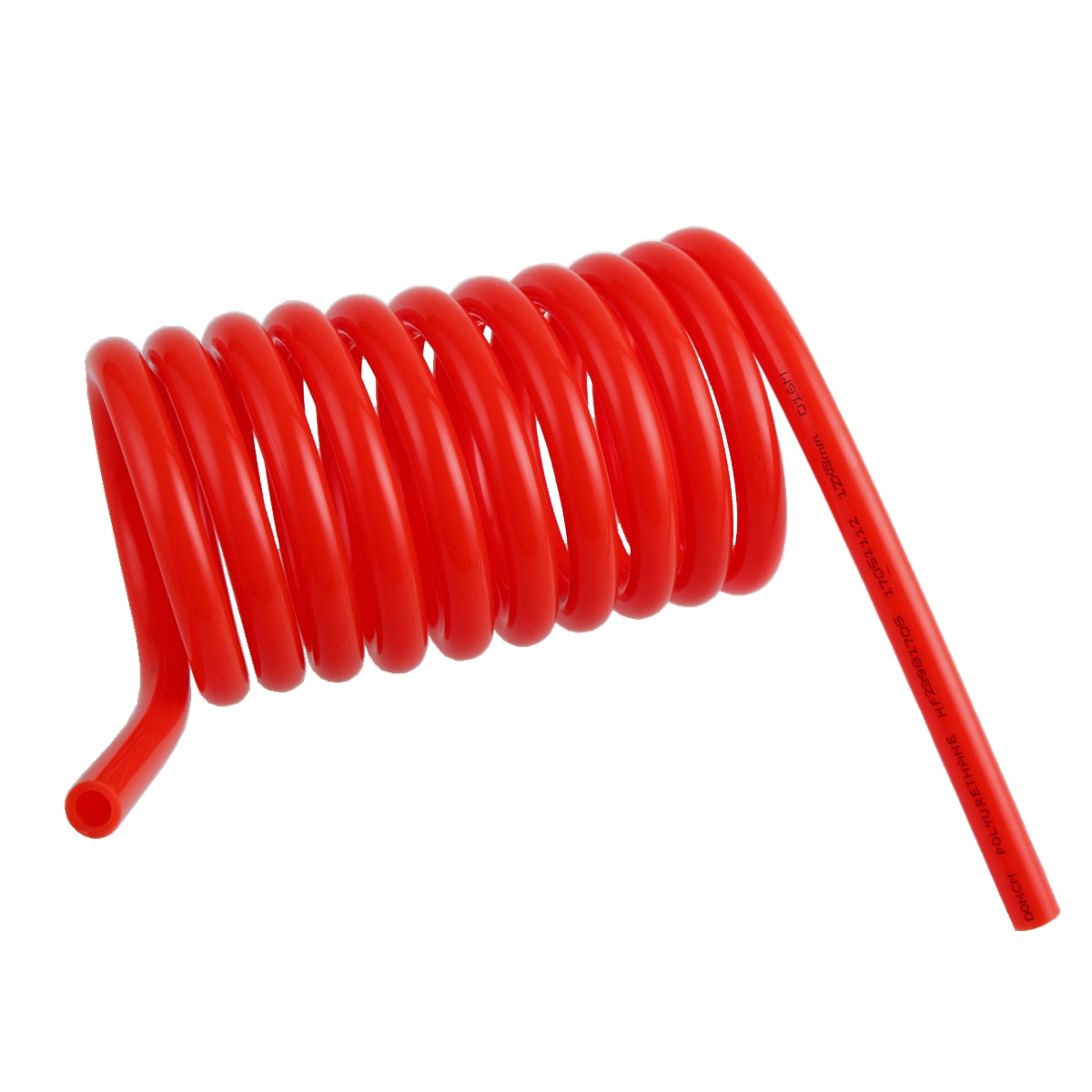 Tube pneumatique de tuyau de compresseur d'air d'unité centrale de polyuréthane de 3M/6M/9M/12M/15M 6*4mm 8*5mm 10*6.5 12*8mm tuyau spiralé télescopique de ressort outil