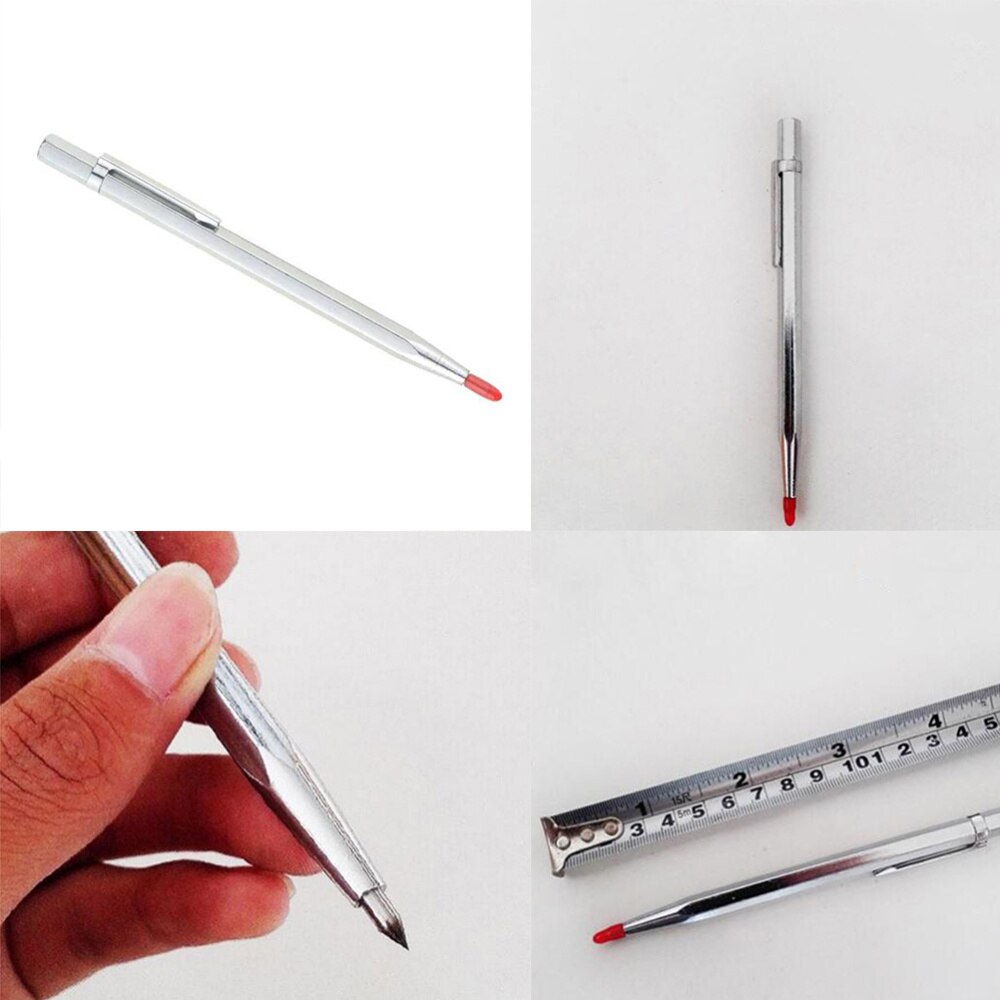 4Pcs/Pack Tungsten Carbide Scribe Etching Engraving Pen Carve Engraver Scriber Tools For Stainless Steel Ceramics Glass Repair