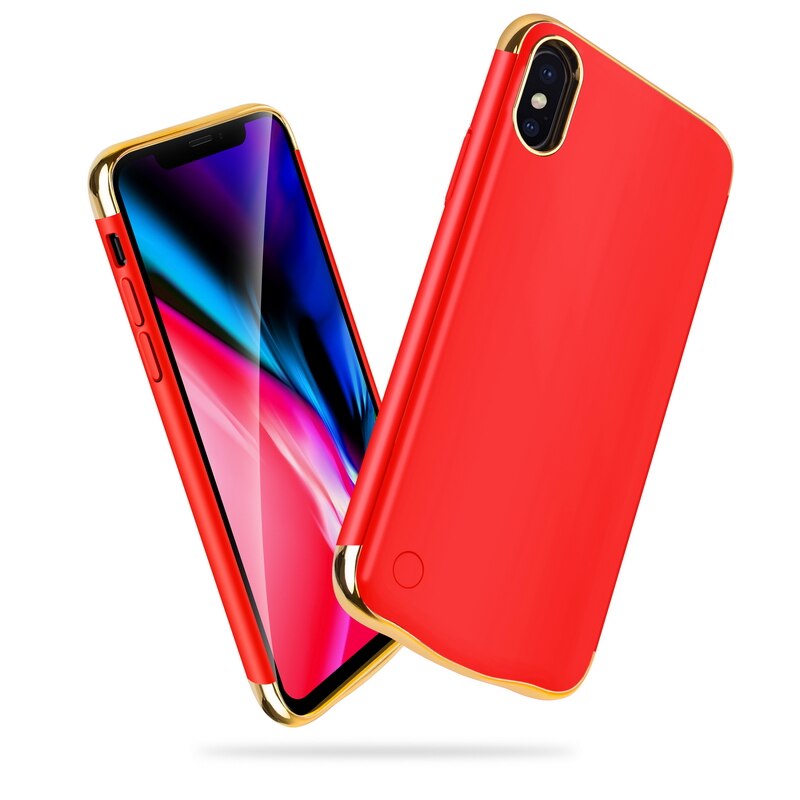 Hewei cienka rozszerzona bateria o dużej pojemności 6000mah dla IPhone X XS ładowarka etui ochronne moc Bank Pakiet dla IPhone XR Xs Max