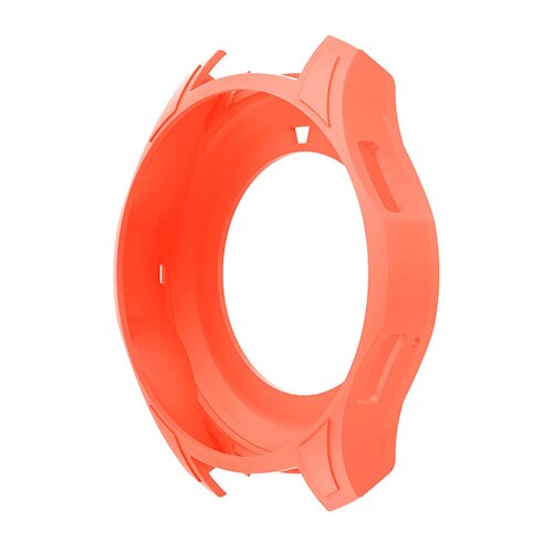 Funda de reloj de silicona para Samsung Gear S3 Frontier, funda para Galaxy Watch de 46mm, carcasa para smart watch, funda protectora colorida S 3 46 MM: Orange