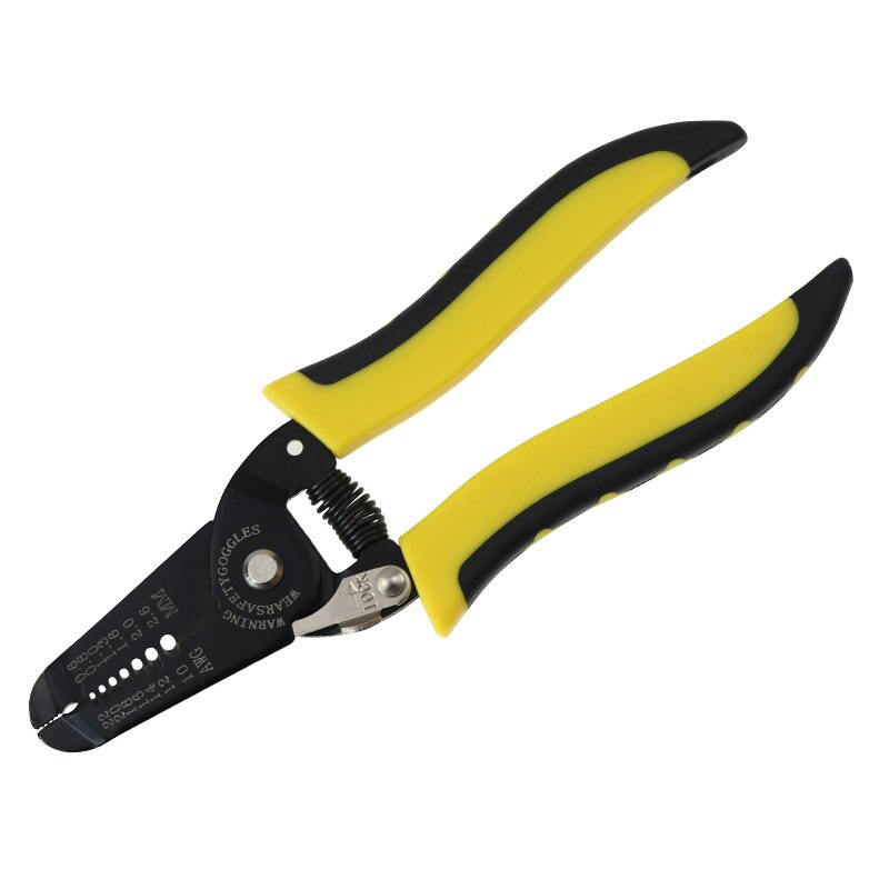 KLEUREN krimptang kabel crimp tang hsc8 6-6 clip wire stripper cutter tang set Elektrische terminal crimper mini gereedschap: Stripping Pliers