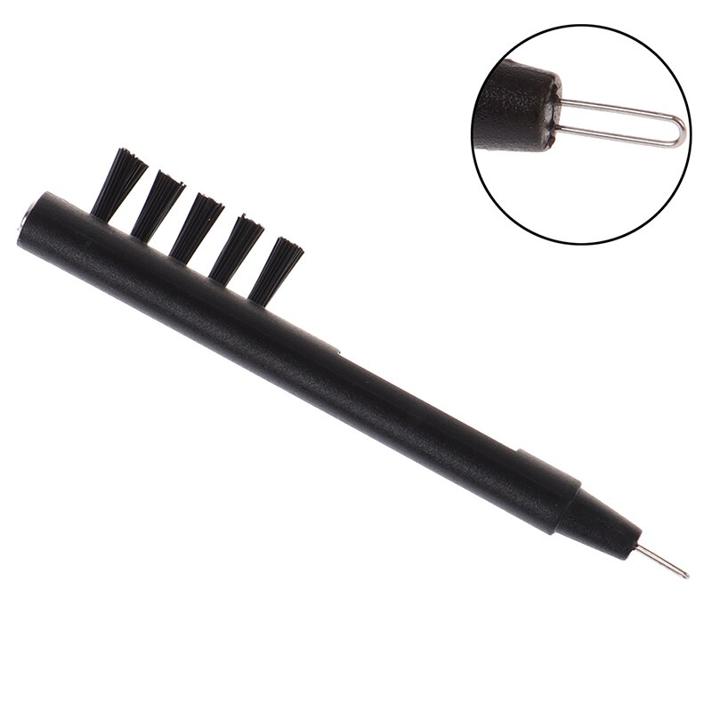 Mini Cleaning Brush For Hearing Aids And Earphones Ear Care Cleaning Rods With Loop And Magnet ABS & Nylon Material