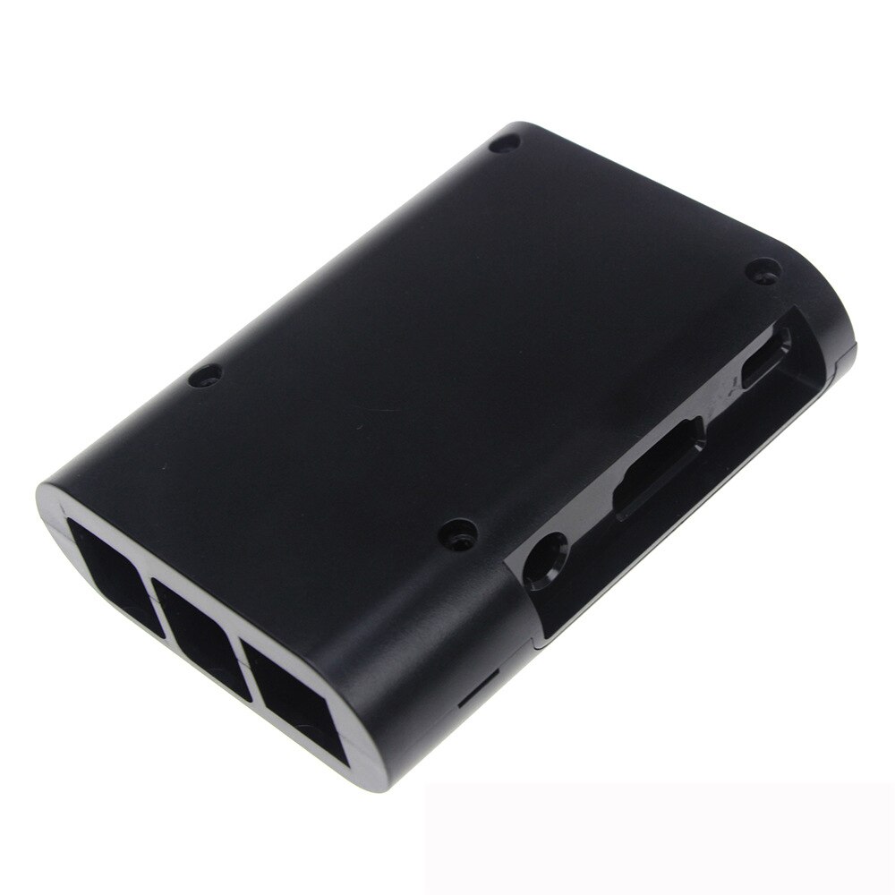 1Pcs Black Raspberry Pi 3 Model B Case Cover Shell Behuizing Abs Plastic Doos Voor Raspberry Pi 2 Model B En Model B +