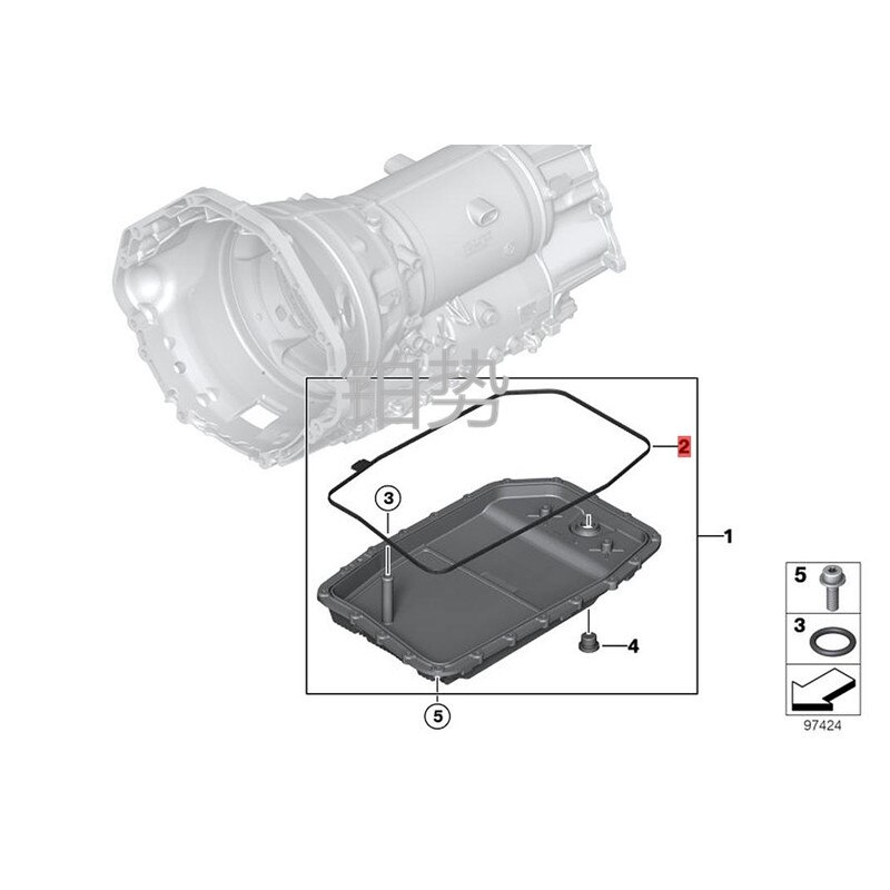 auto olio di Foca padella 2004-b mwE60 520i 525i M54 E61 E63 E64 630i E65 E66 730i M54 motore cambio olio padella guarnizione