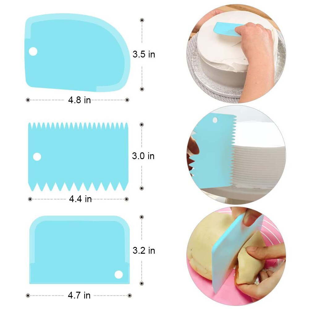 33/37/42Pcs Cake Gereedschap Icing Piping Tips Nozzle Set Cake Decorating Gereedschap Set Met Siliconen Patry tas Taart Schraper Bloem Nail