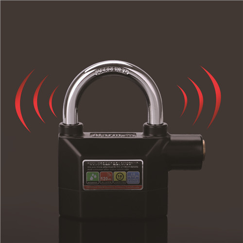 Waterdicht Motorfiets Alarm Lock Anti-diefstal Moto Bike Home Waarschuwing Security Disc Lock Voor Diefstal Bescherming Alarma Moto: black