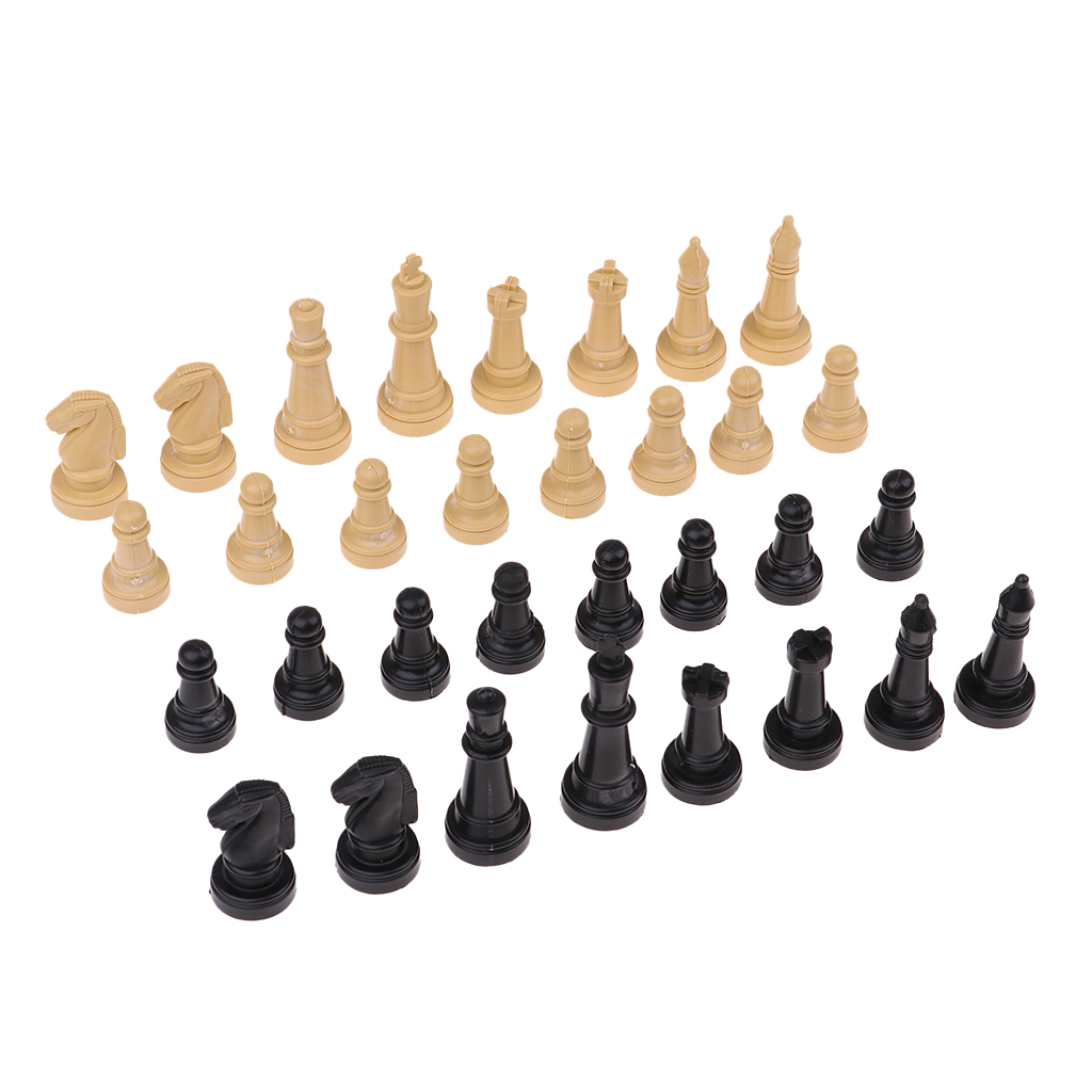 32 stk/parti 2 '' plastik skakbrikker kun brætspil brikker brikker brikker tilbehør
