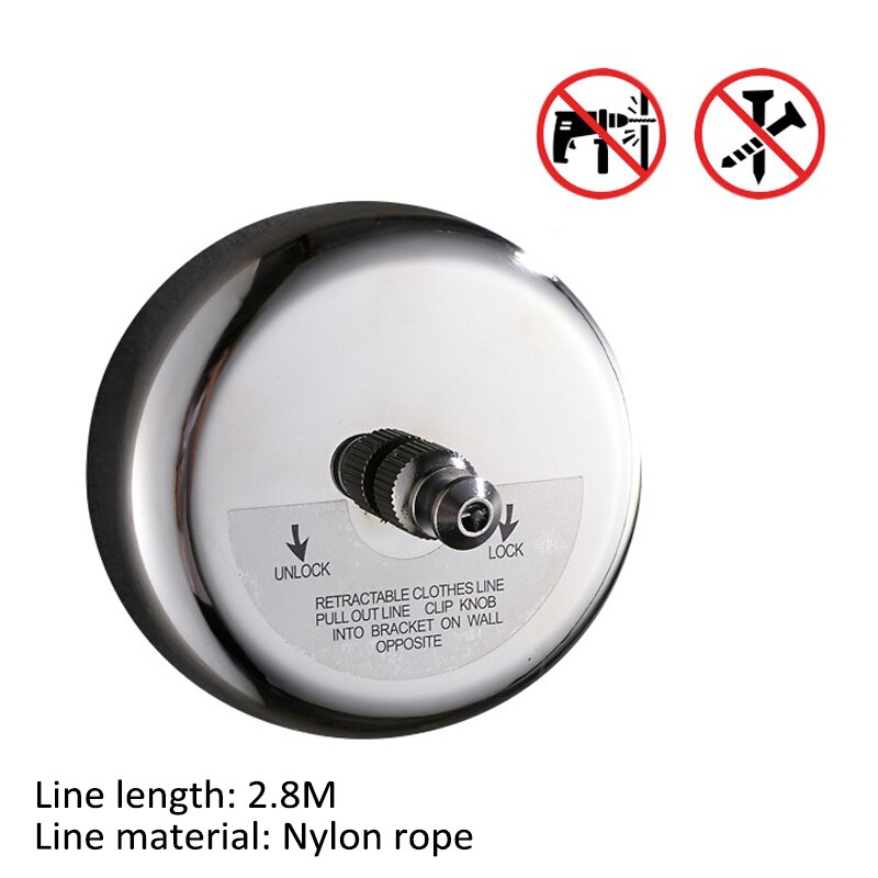 Portable Stainless Steel Retractable Clothesline Hanger Indoor Outdoor Round Square Balcony Clotheshorse Clothes Drying Rope: style9