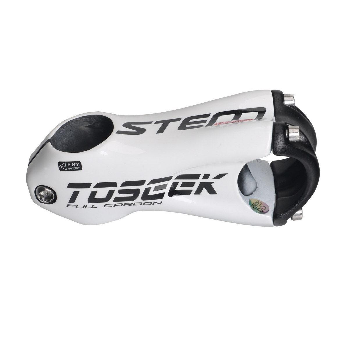 TOSEEK – tige de vélo en Fiber de carbone à 10 degrés, guidon/fourche de vélo de route, diamètre 31.8/28.6mm, 3 couleurs: white 80