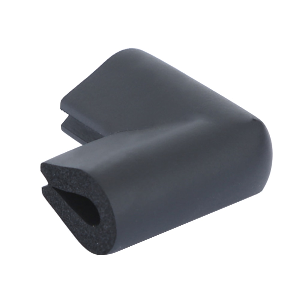 A forma di U tavolo scrivania Angolo Morbido Della Copertura Della Protezione di Sicurezza Del bambino Mobili guardia Bordo di Cura Del bambino di Sicurezza anti-collisione angolo per Interni: nero