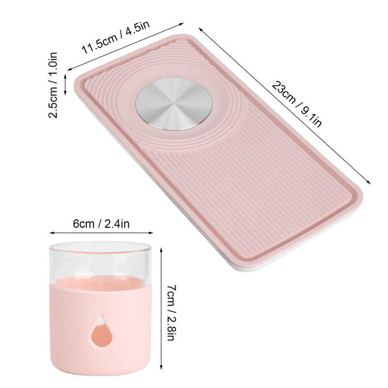 600ml Pink Electric Kettle Multi-Function Temperature Constant Glass Teapot Chinese Plug 220V