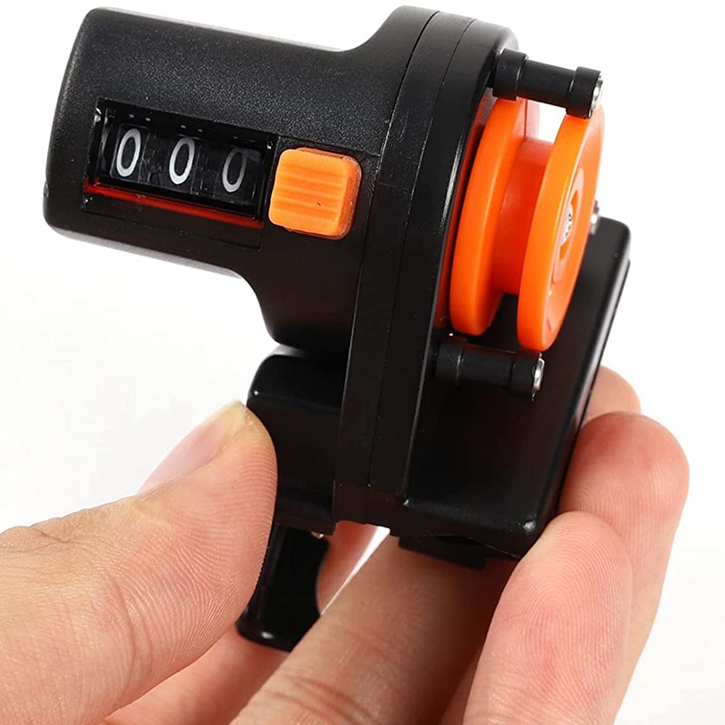 Portable Fishing Line Depth Finder Counter Fishing Tool Tackle Length Gauge Tackle Tool 0-999M