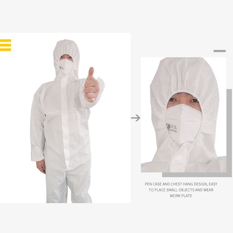 Usa e getta Impermeabile Ape-Resistente di Protezione Tuta per Spary Pittura di Decorazione Vestiti Vestito Globale