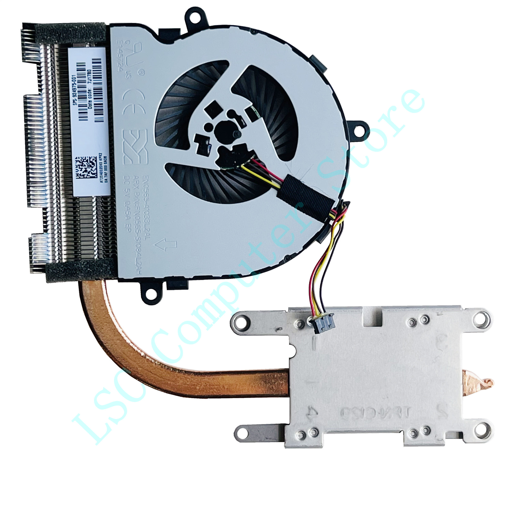 Lsc alkuperäinen  hp 15- bs: n kannettavalle tietokoneelle jäähdytyselementin tuuletin 925012-001 dc28000 jl 00 924975-001 at2040020 k 0
