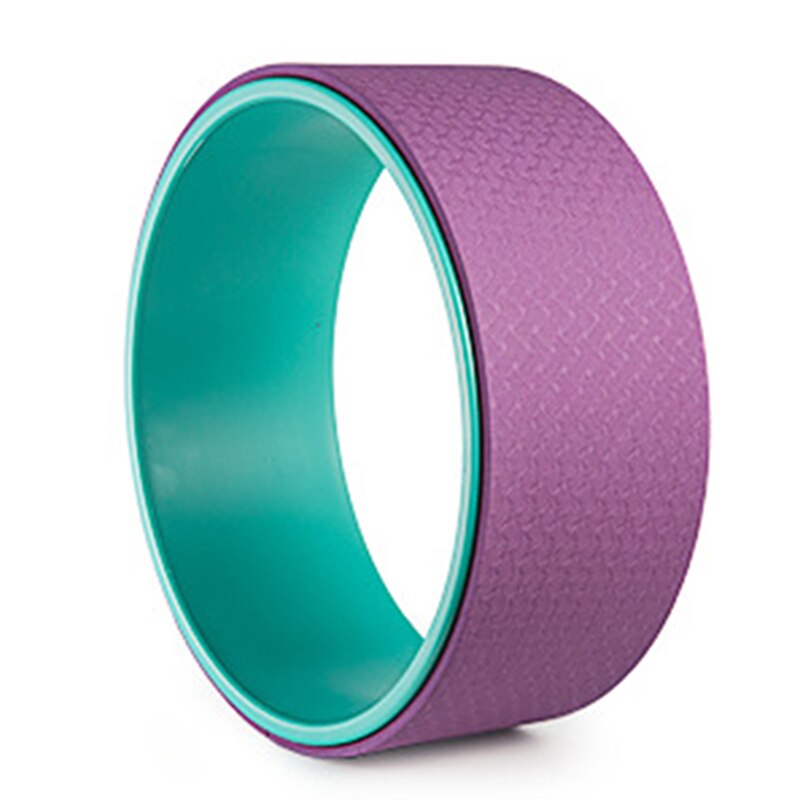 Yoga Wheel Dharma Yoga Prop Wheel Pose Thick Padding Yoga Roller for Back Pain Stretching Increased Flexibility