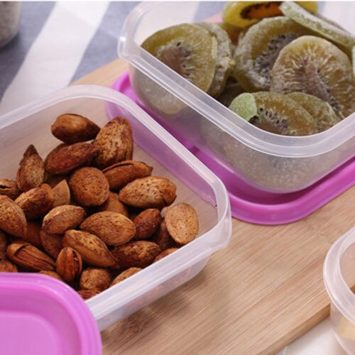 17x Plastic Pantry Organizer Bins Kitchen Plastic Food Storage Tank Sealpot Box