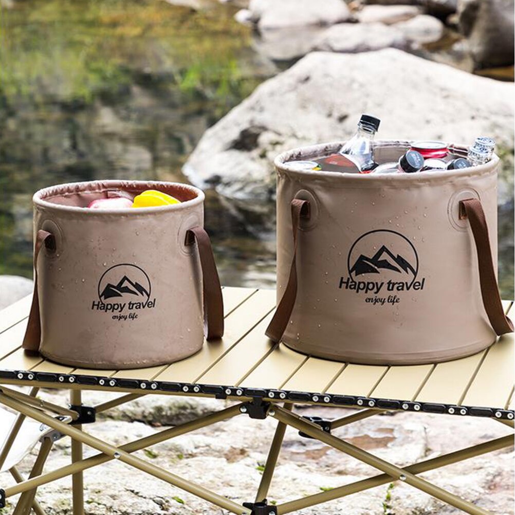 Collapsible Foot Basin Portable Foot Bath Tubs Outdoor Folding Bucket for Camping