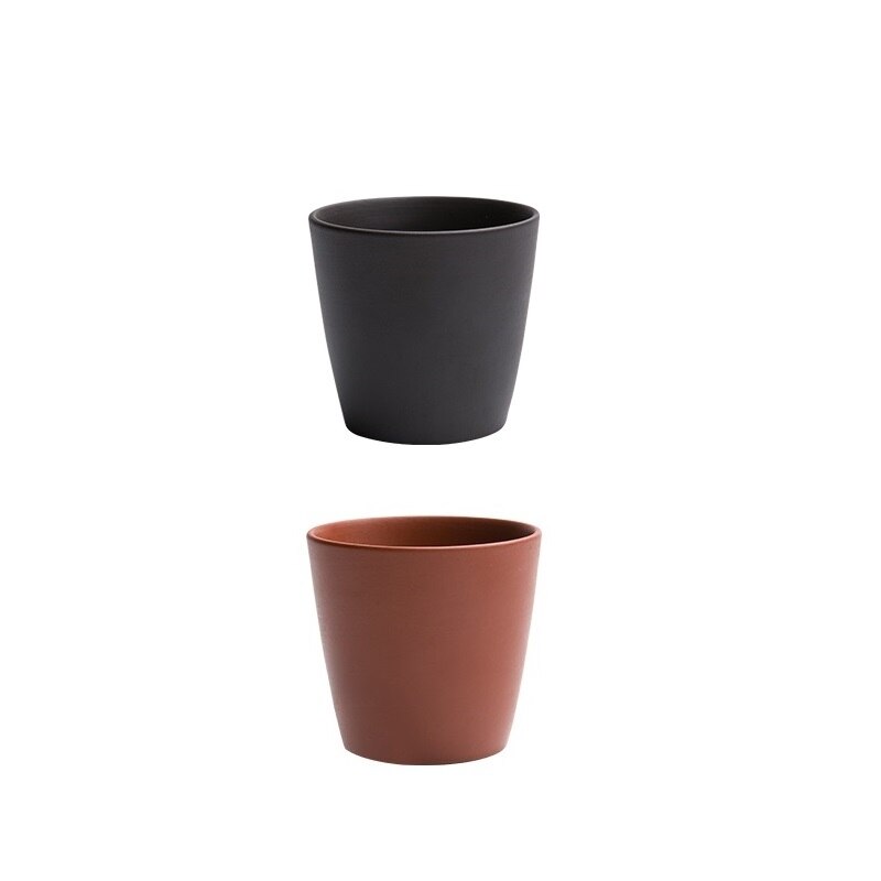 CHANSHOVA-taza de té de cerámica de arcilla púrpura de estilo retro chino, pequeñas tazas de café, juego de té sencillo, 100ml, H549