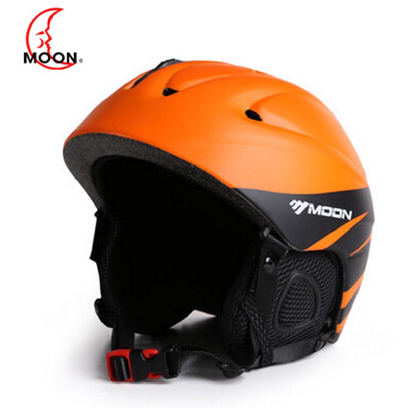 Lua nova capacete de esqui masculino profissional integralmente moldado esqui esportes neve segurança capacete de proteção feminino ms86