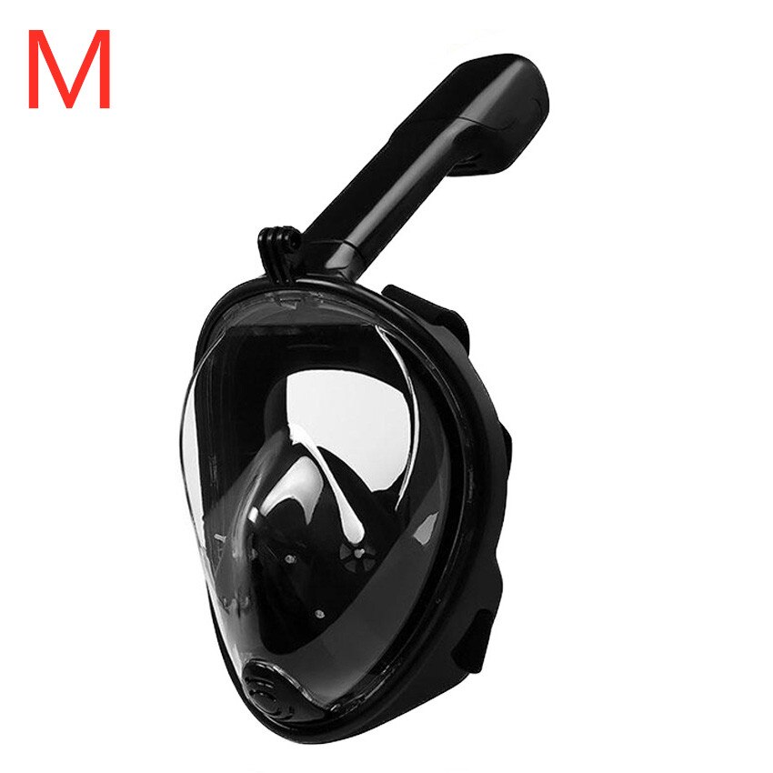 Diving Mask Full Face Snorkeling Underwater Anti Fog For Swimming Spearfishing Men: M
