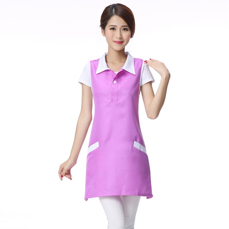 uniforme peluqueria mujer delantal Delantales de cocina para mujer, delantal de trabajo para peluquería, salón de belleza, Spa, corte de pelo, babero, capa de estilismo para el cabello, uniforme de tela de cintura: Apron S5