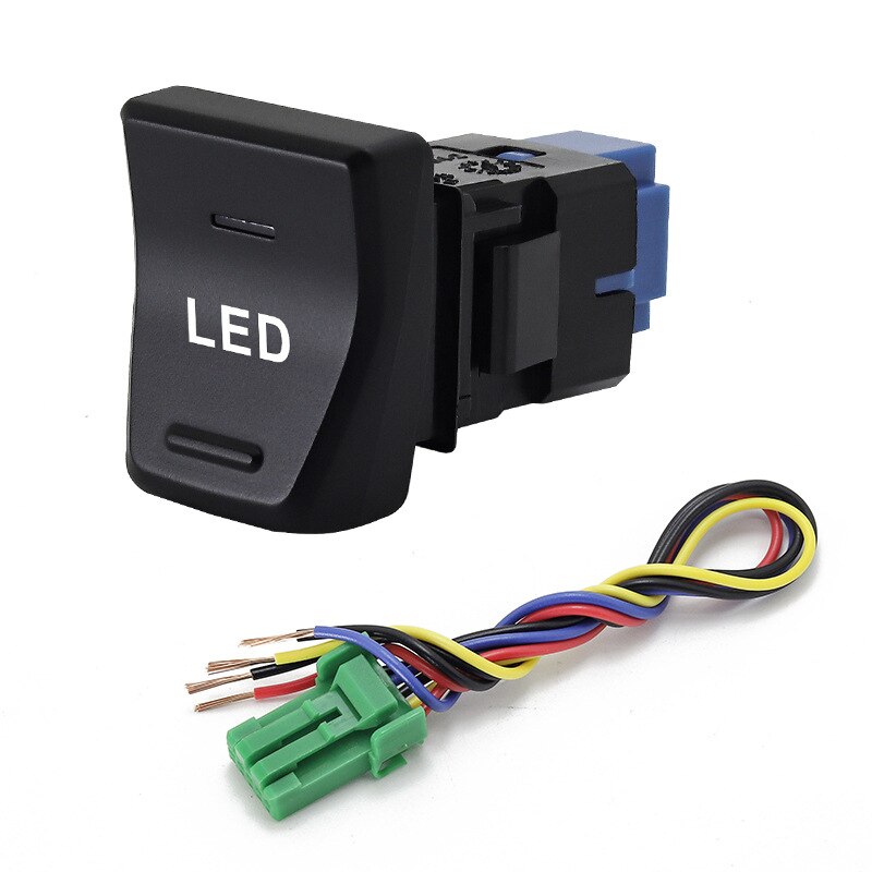 1pc für Toyota RAV4 Auto Netzteil LED-nebelscheinwerfer Scheinwerfer Auto Überwachung Modifikation Schalter Geschmack: LED  schalten
