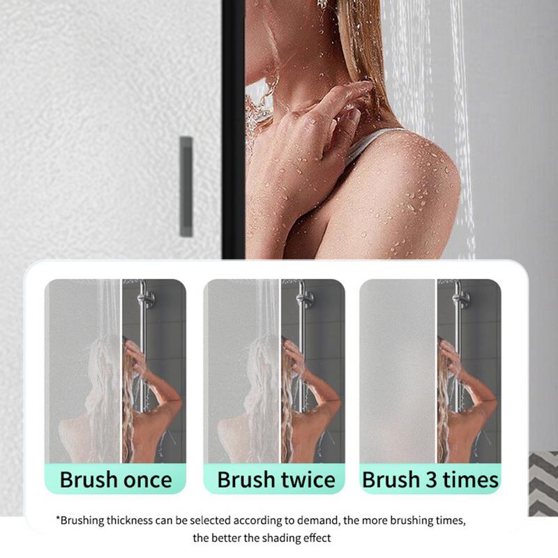 Vernice per vetro smerigliato Vernice per privacy per finestre impermeabile Vernice per vetro opaco Sabbiatura per vetro da bagno Rivestimento speciale a base d'acqua