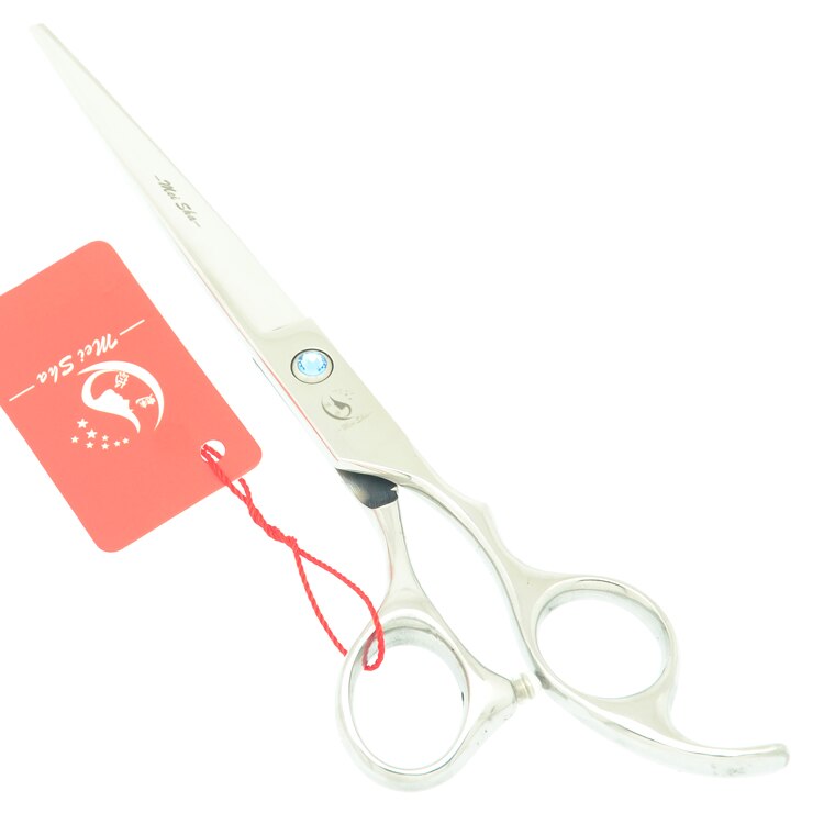 Meisha 7 inch Pet Dog Cat Grooming Scissors Set Straight Curved Cutting Thinning Shears Kit Tesoura Puppy Styling Tool B0013A
