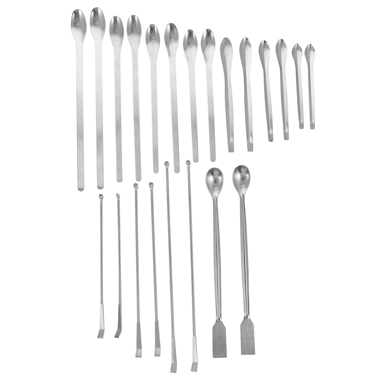 Cuchara de medición Micro DE 22 piezas, espátula para Medicina de Laboratorio, cuchara de muestreo útil para experimentos: Default Title