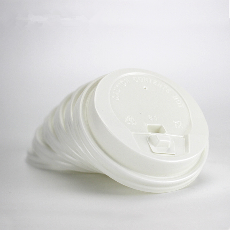 50pcs disposable coffee cups party favors brown drinking paper cups takeaway packaging cups with lids: only lid2 / 500ml 16OZ 50pcs