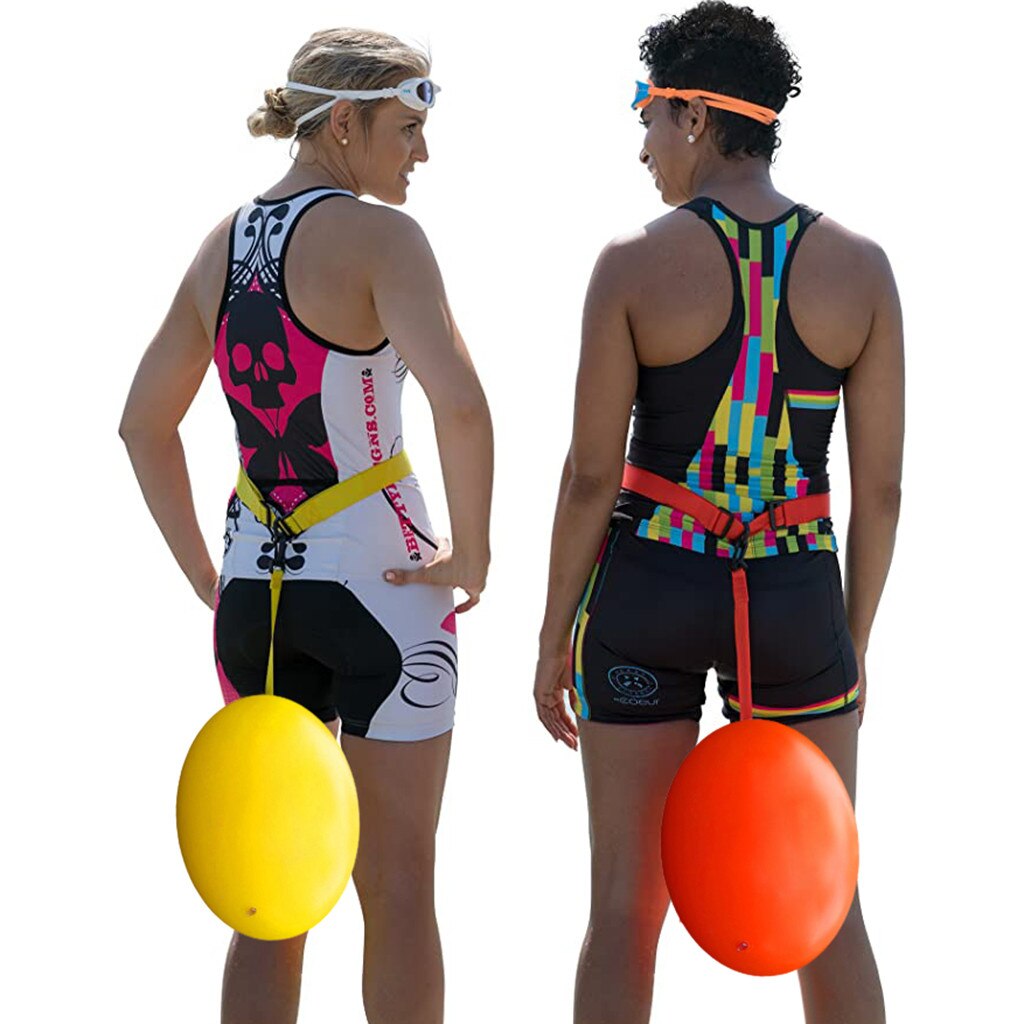 Swim Buoy Float Open Water Swim Buoy Flotation Device Swim Safety Float PVC Swimming Buoy Safety Air Dry Tow Bag Float #D