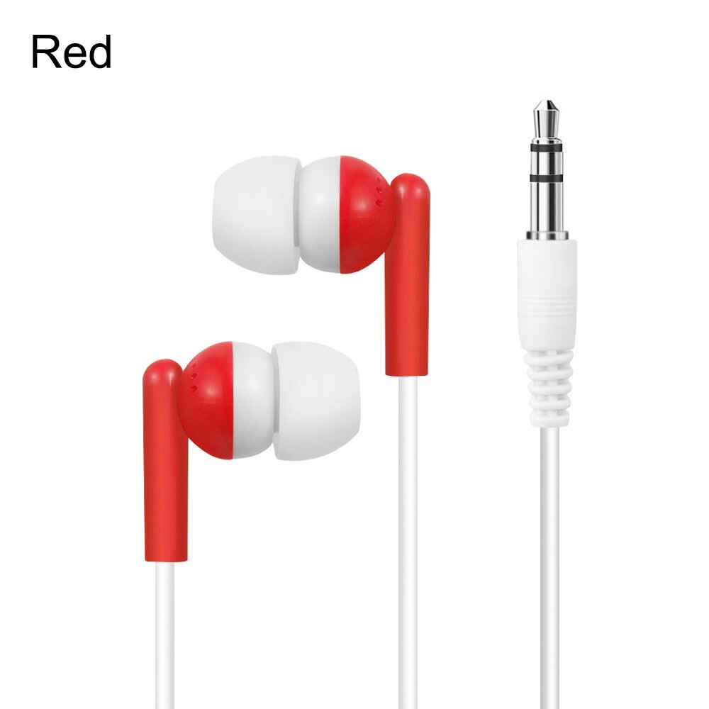 1PC 3.5mm Microphone Headset Noise Cancelling Stereo Headset Head Headphone Earphones For PC Computer Phone: red