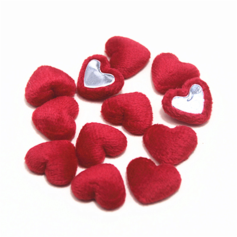 17mm 50 Uds. Botones cubiertos de tela de franela con forma de corazón cabujón plano DIY decoración del hogar accesorios artesanales para álbum de recortes: Cobre envejecido