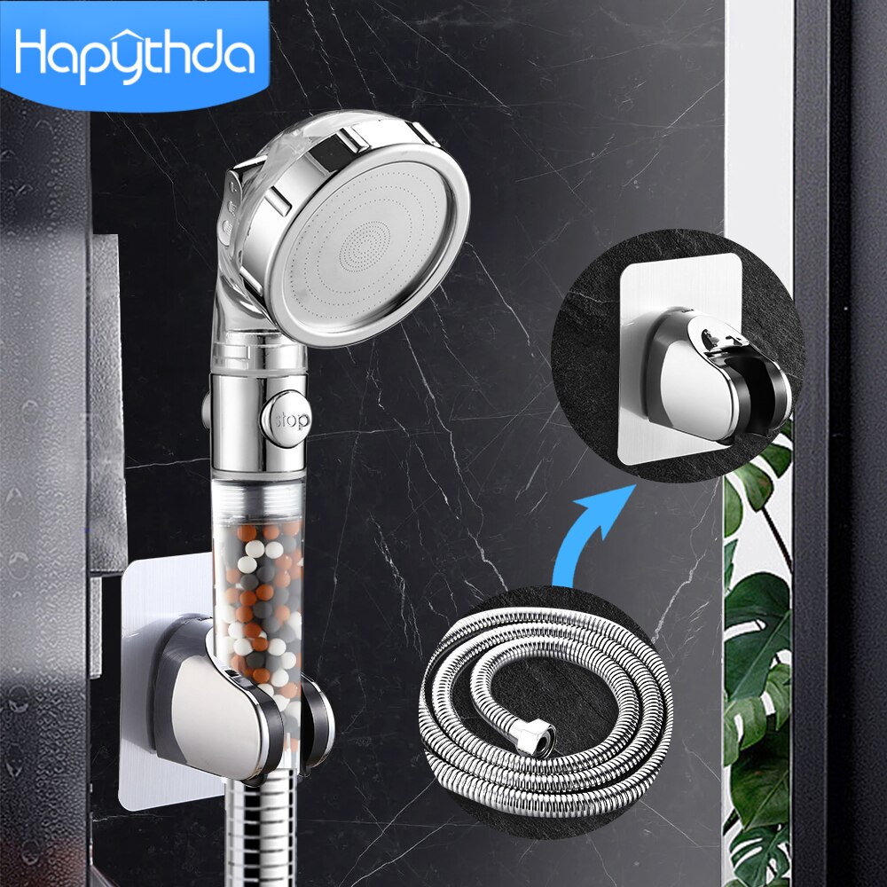 Hapythda Badkamer Spa Douchekop 3 Modes Verstelbar... Grandado