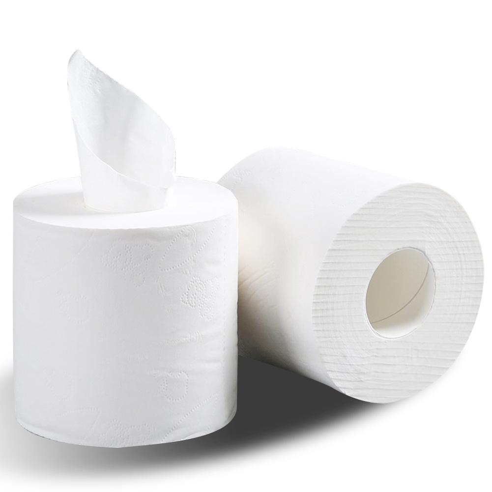 10X10 Cm Wit Toiletpapier Wc Roll Tissue Roll Pack Van 6/10 Roll Papieren Handdoeken Tissue Huishoudelijke Wc papier Tissue Papier