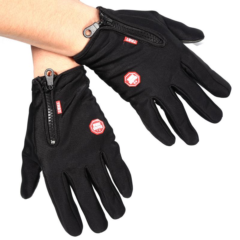 Outdoor Winter Windstopper Handschoenen Volledige Vinger Handschoenen Mannen Vrouwen Touch Screen Handschoenen Fiets Handschoenen Winter Warme Wanten