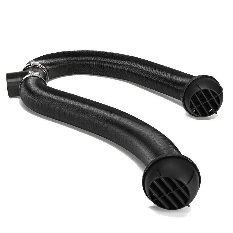 Set Car 60mm Air Parking Heater Pipe Ducting T Piece Warm Air Outlet Vent Hose Clips For Diesel Heater