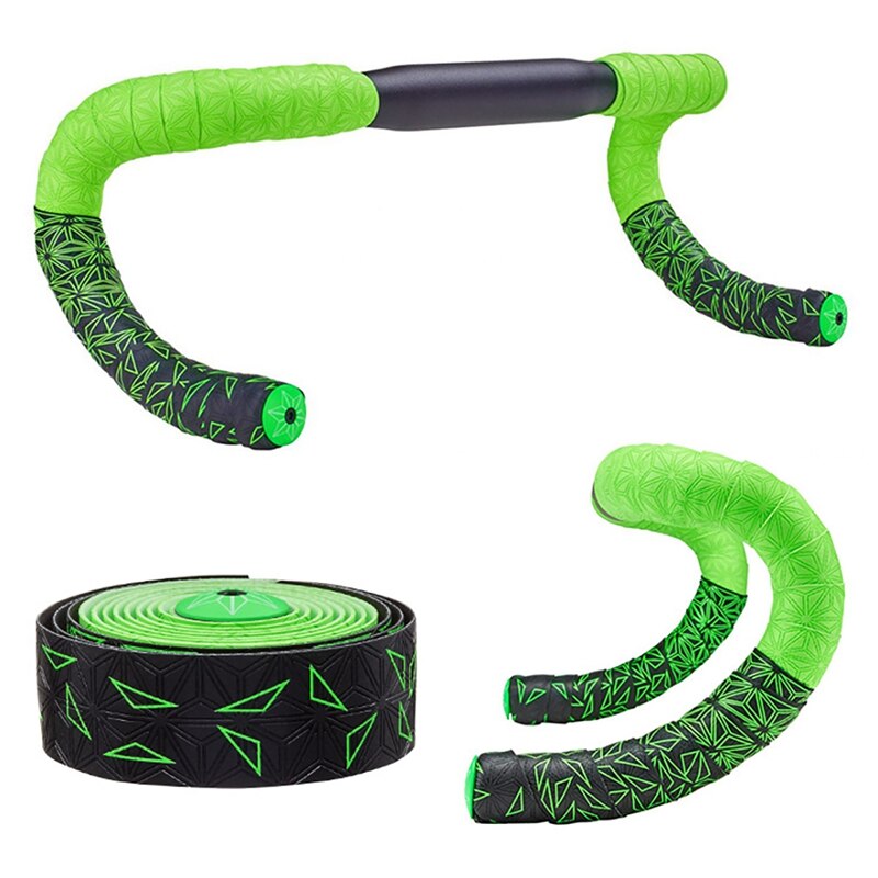 Mountain Road Bike Handlebar Tape Silicone Non-Slip Sweat-Absorbing Bicycle Handle Strap Shock-Absorbing Cycling