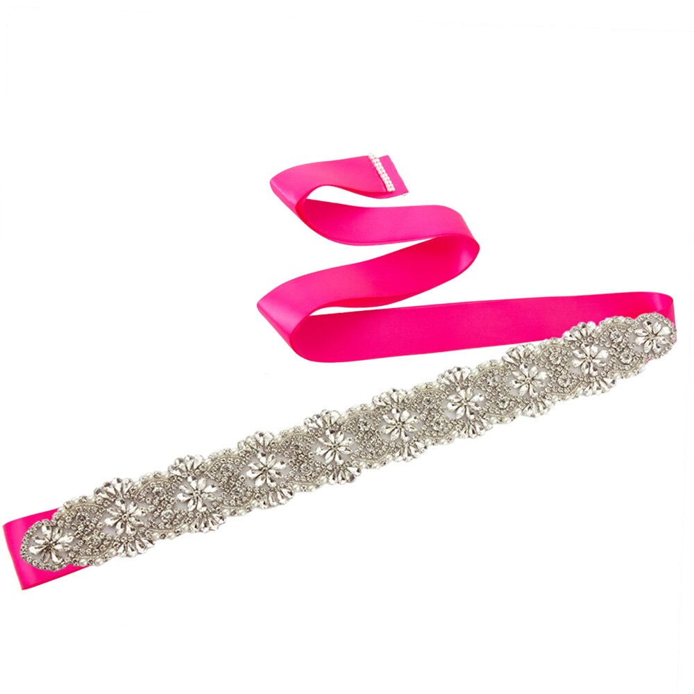 Sparkle Wide Rhinestone Belts For Women Pearl Wedding Belts Plus Size Bride Sash Belt Wedding Waist Belt Jeweled Belt for Dress: peachpuff