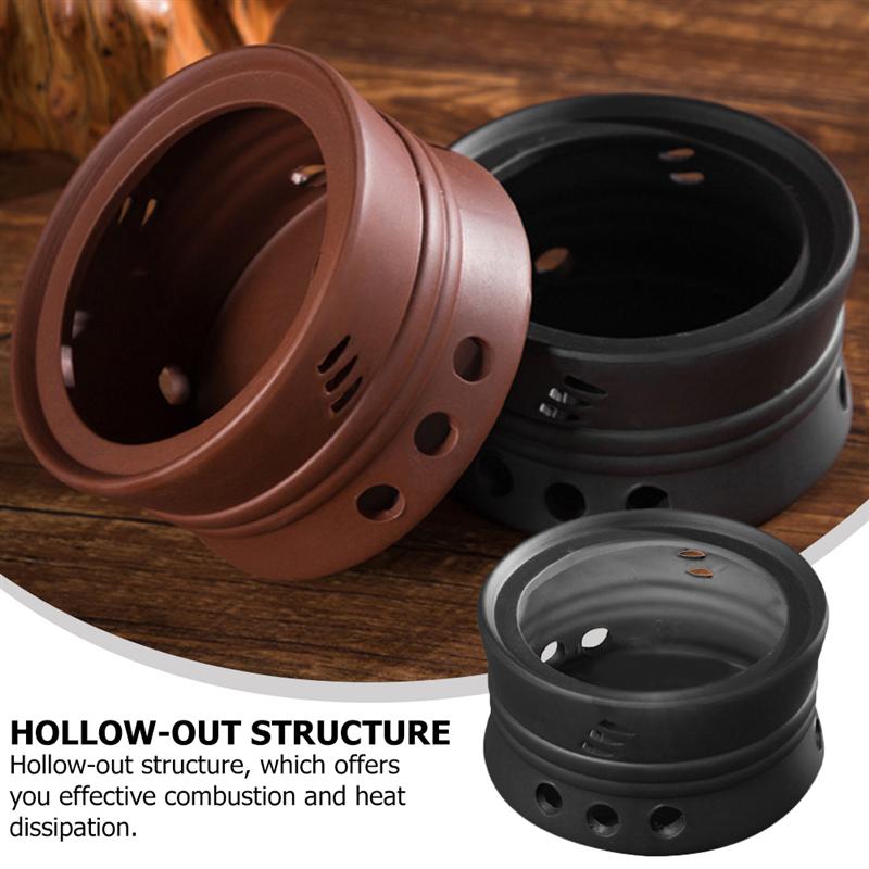 Japanese Style Teapot Candle Holder Base Warmer Ceramic Heat Preservation Tea Stove Pedestal Teapot Insulation Base Teaware