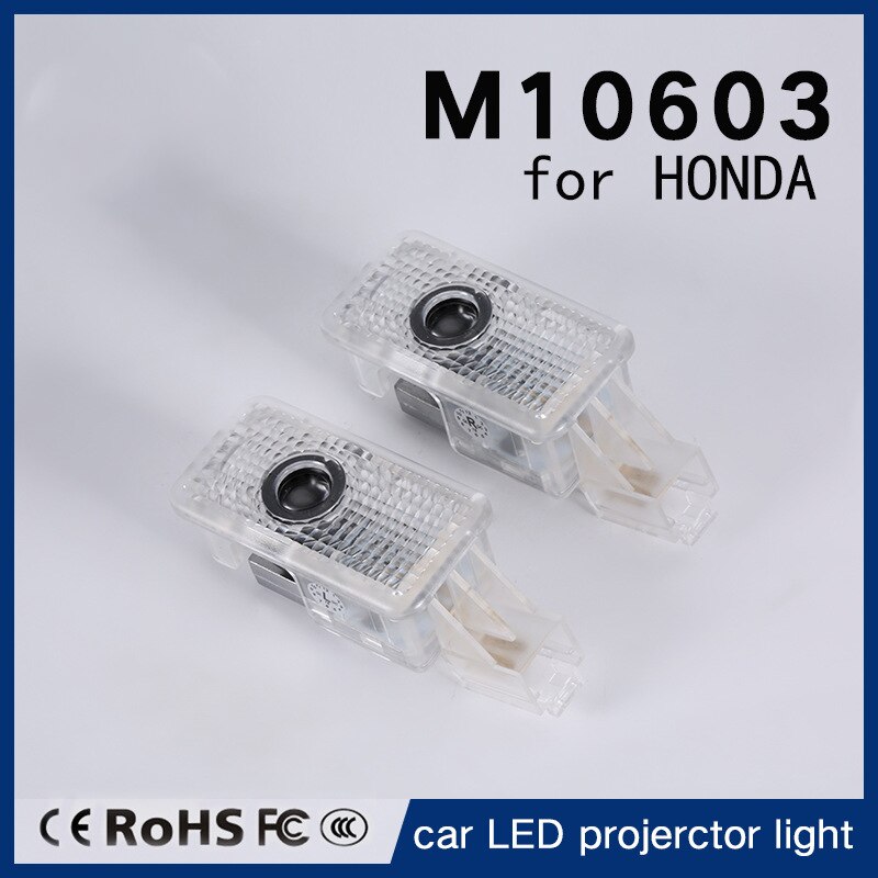 3D HD Schatten Projektor LED Willkommen Tür Lichter Original Willkommen Lampen Ersatz Für Honda Übereinstimmung überqueren Spirior bürgerlich UR-V: M10603