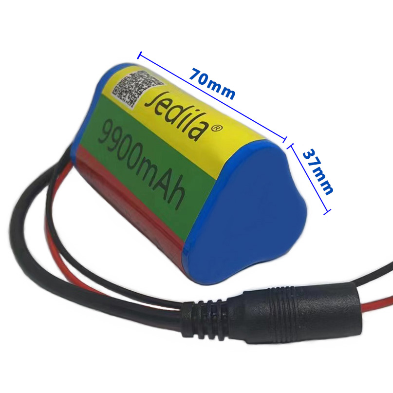 Paquete de batería de litio recargable, 100% V, 9900 mAh, 3S1P, cargador 1a